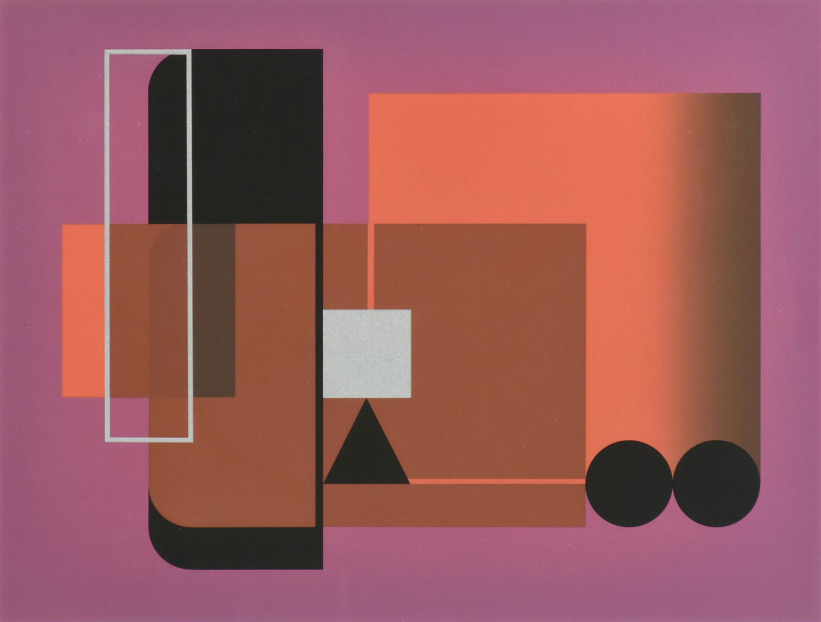 MANUEL FELGUEREZ (Mexican 1928-2020) AN ABSTRACT PRINT, (1 of 12)