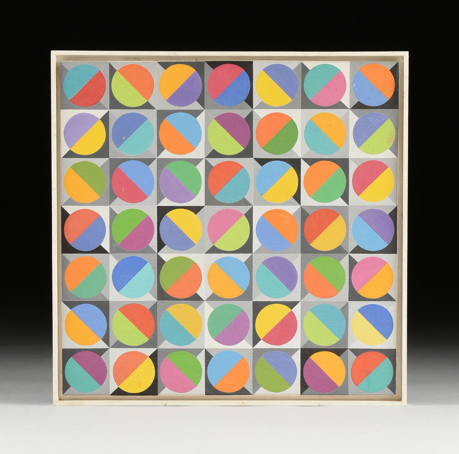 SIBYL EDWARDS (Canadian b. 1944) A HARD EDGE OP ART (1 of 5)