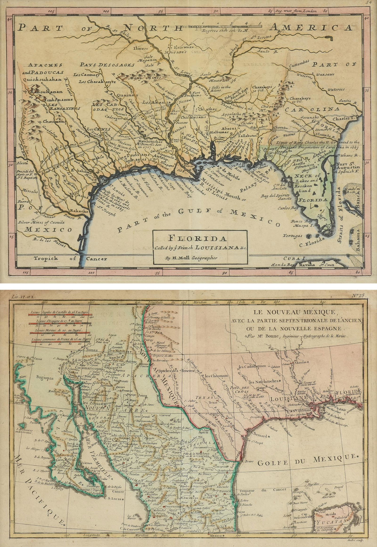 A GROUP OF TWO 18TH CENTURY MAPS OF THE AMERICAS, (1 of 11)