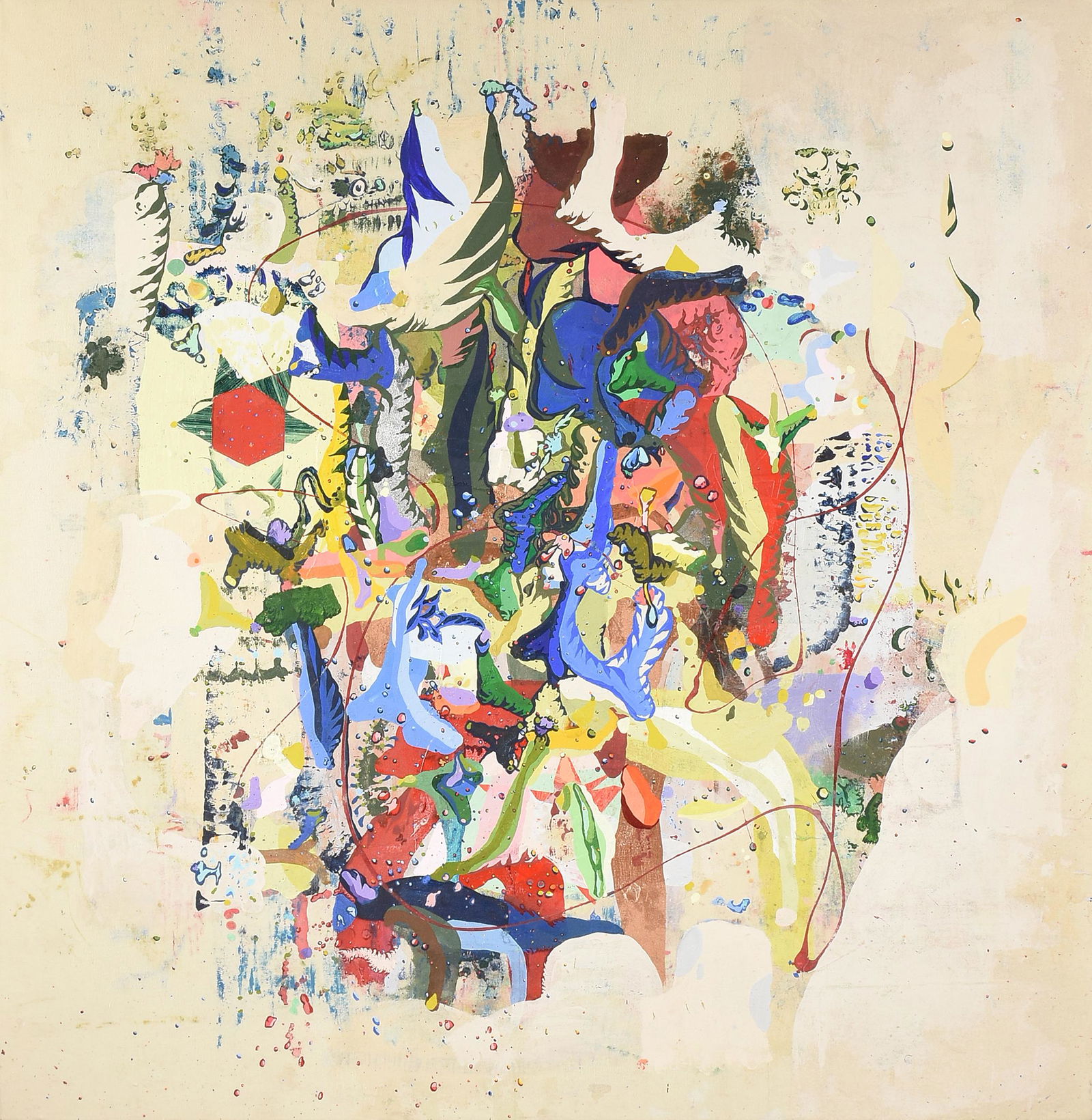 GILES LYON (American b. 1967) A PAINTING, "Wild," 1997, (1 of 12)