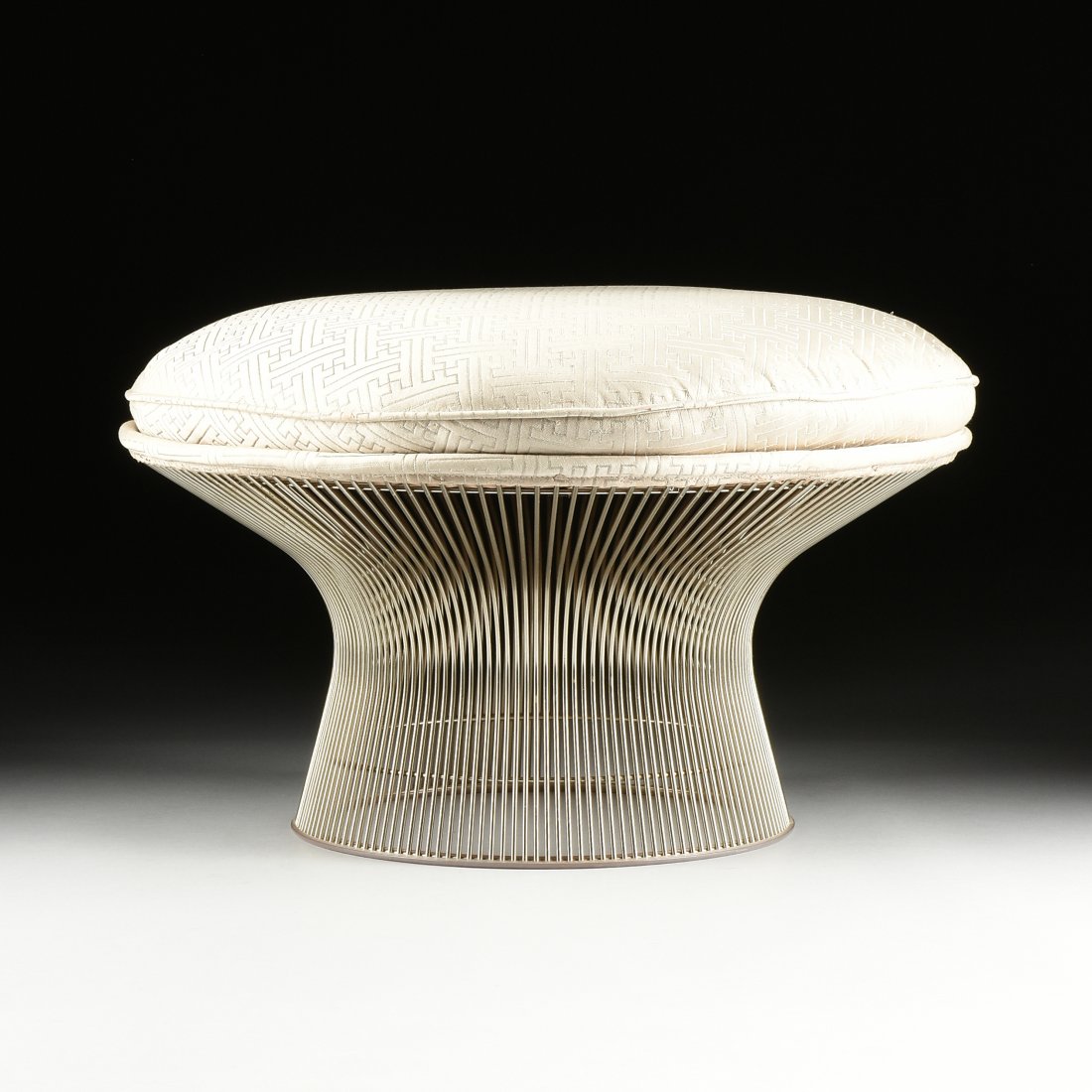 WARREN PLATNER (American 1919 - 2006) AN OTTOMAN, (1 of 3)