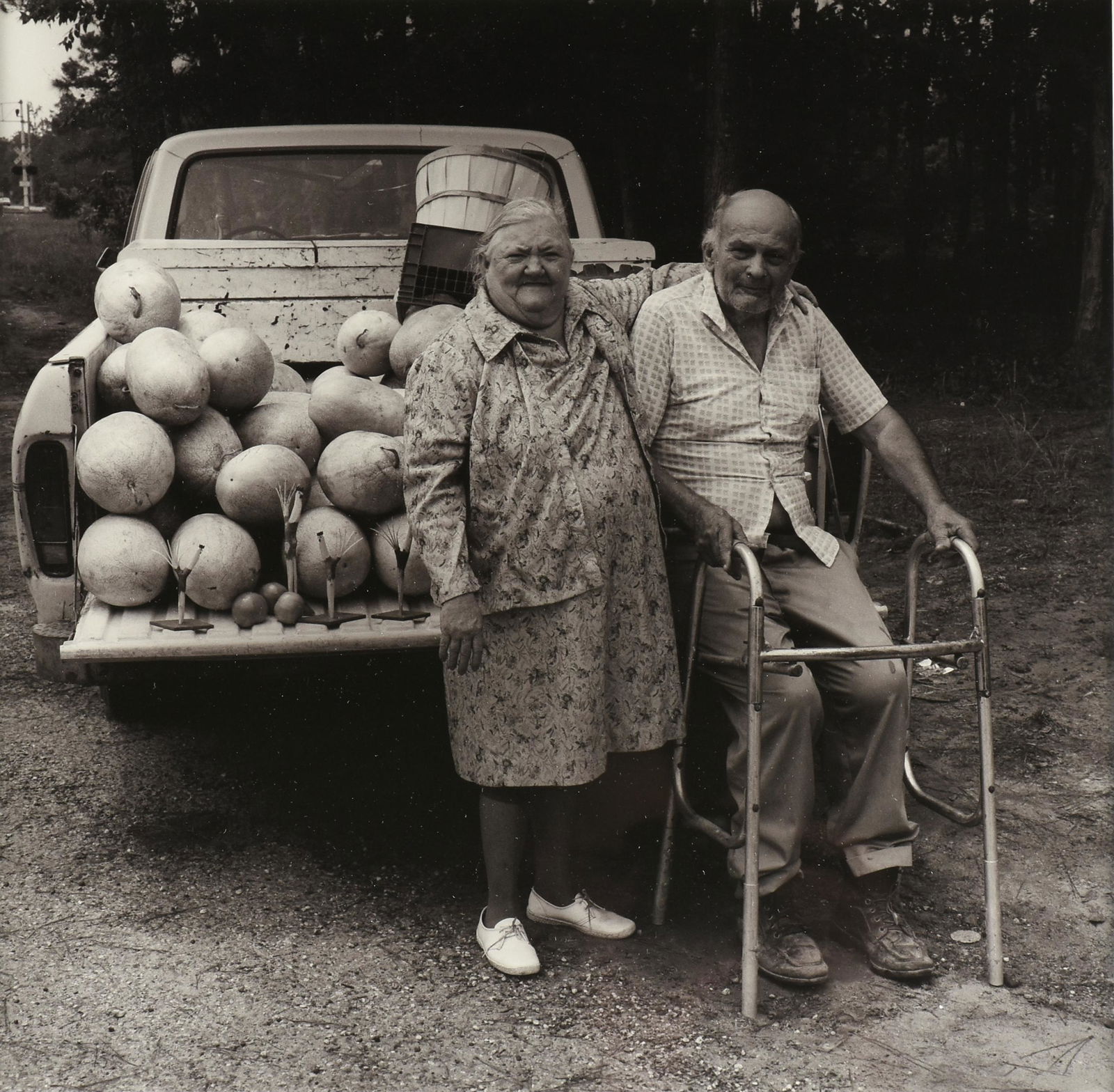 KEITH CARTER (American b. 1948) A PHOTOGRAPH, "Diddy: KEITH CARTER (American b. 1948) A PHOTOGRAPH, "Diddy Waw Diddy," CIRCA 1987, black and white silver gelatin photograph on paper, signed L/R, verso titled and dated. 13" x 13 1/4" Provenance: Corporate