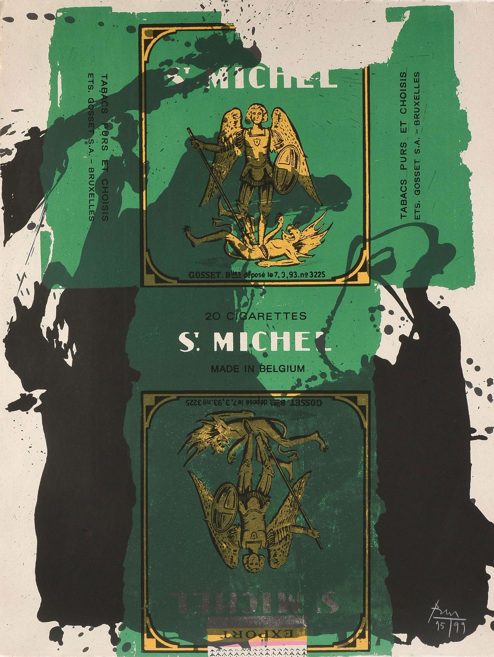 ROBERT BURNS MOTHERWELL (American 1915-1991) A PRINT, (1 of 12)