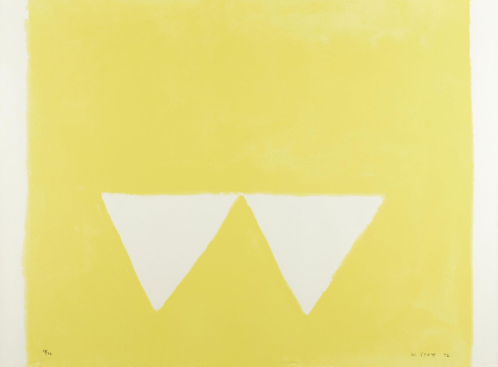 WILLIAM SCOTT (British 1913-1989) A PRINT, "Second (1 of 7)