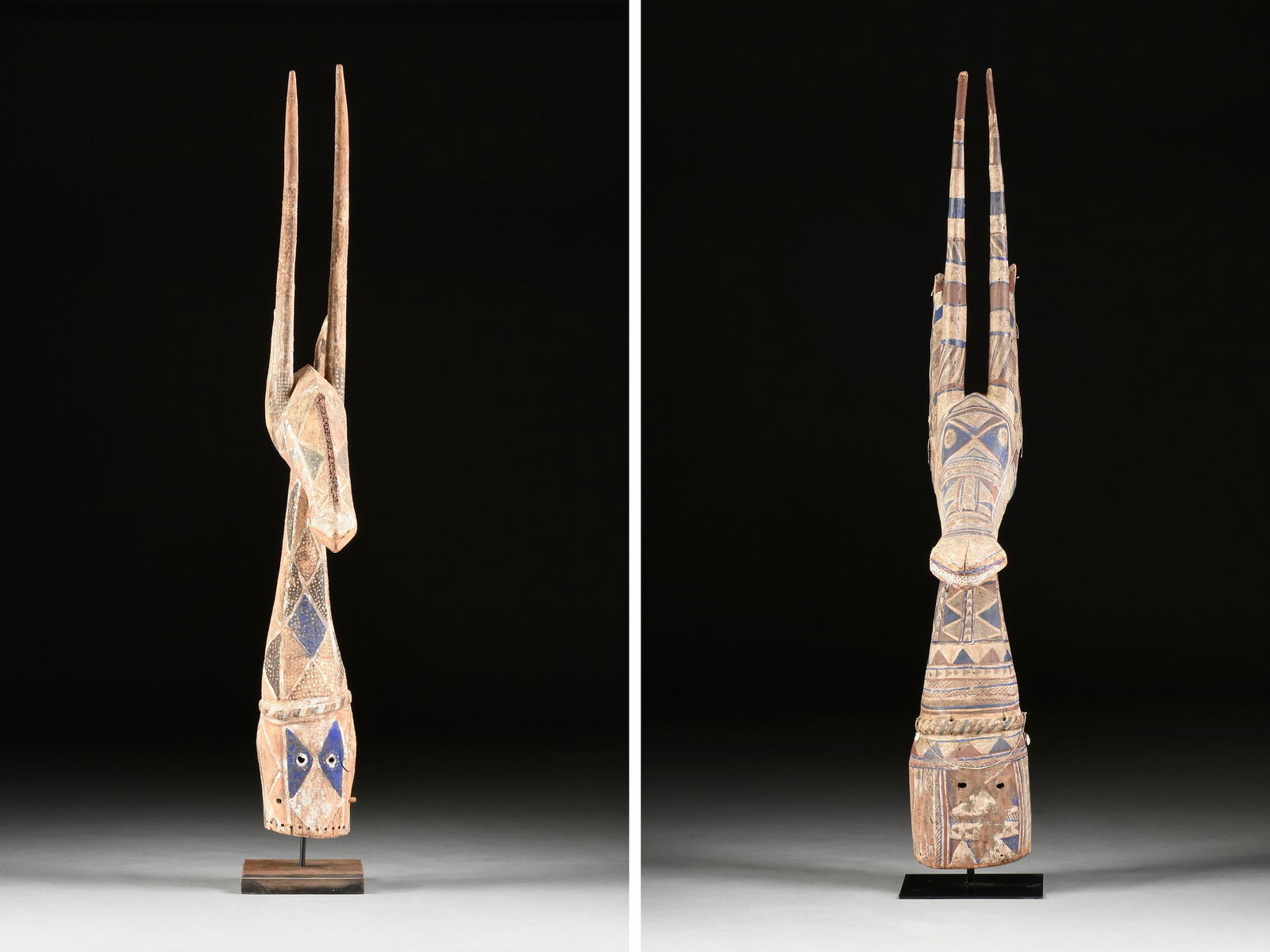 A GROUP OF TWO WEST AFRICAN "YIRIGE" ANTELOPE (1 of 20)