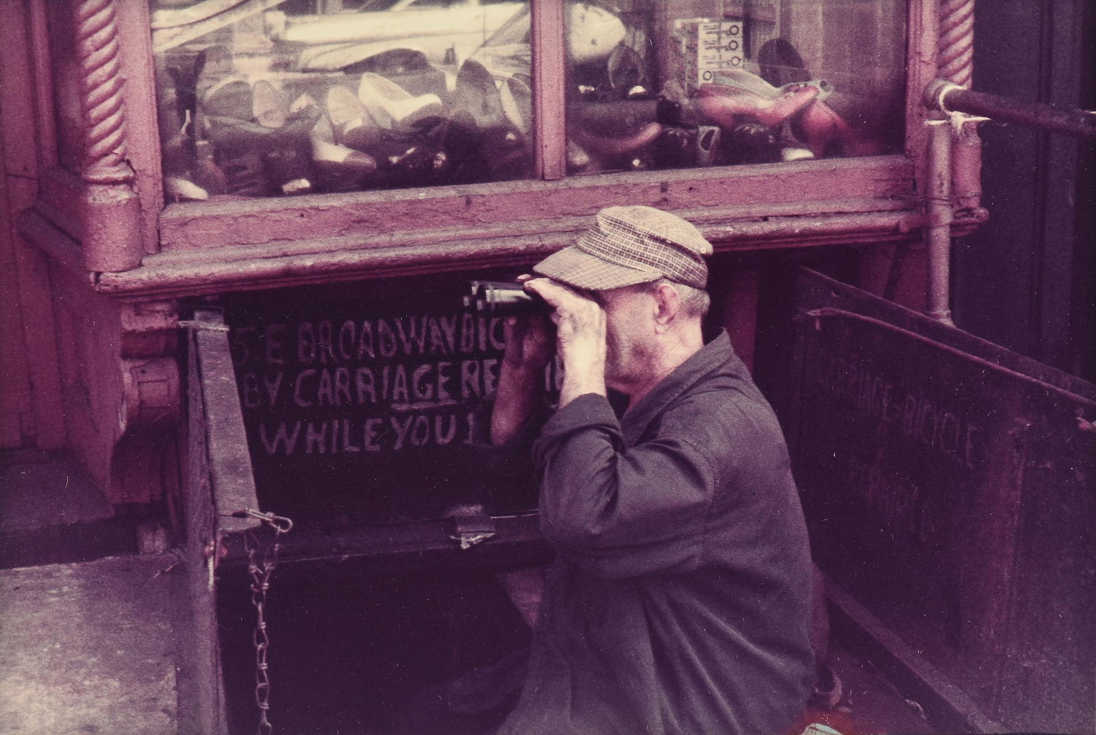HELEN LEVITT (American 1913-2009) A PHOTOGRAPH, "Man (1 of 6)