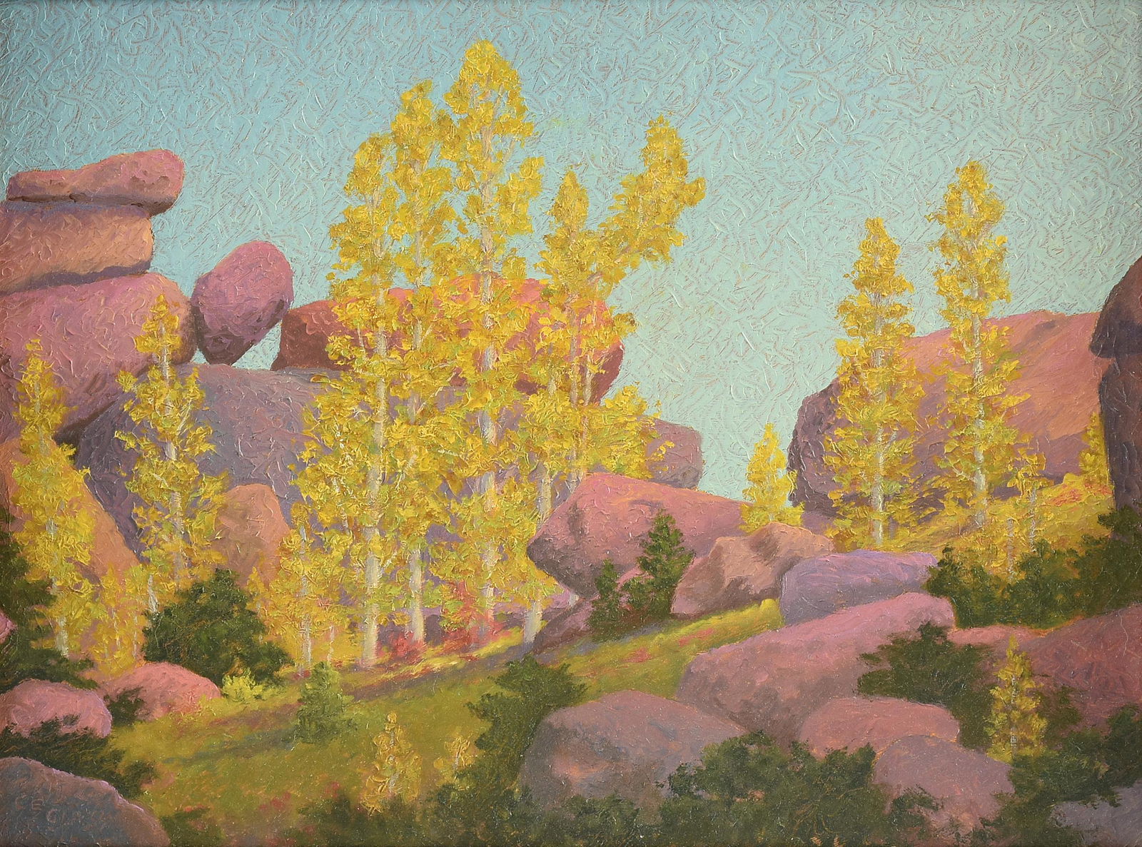 EMERSON EVERETT GLASS (American 1916-1987) A PAINTING, (1 of 13)