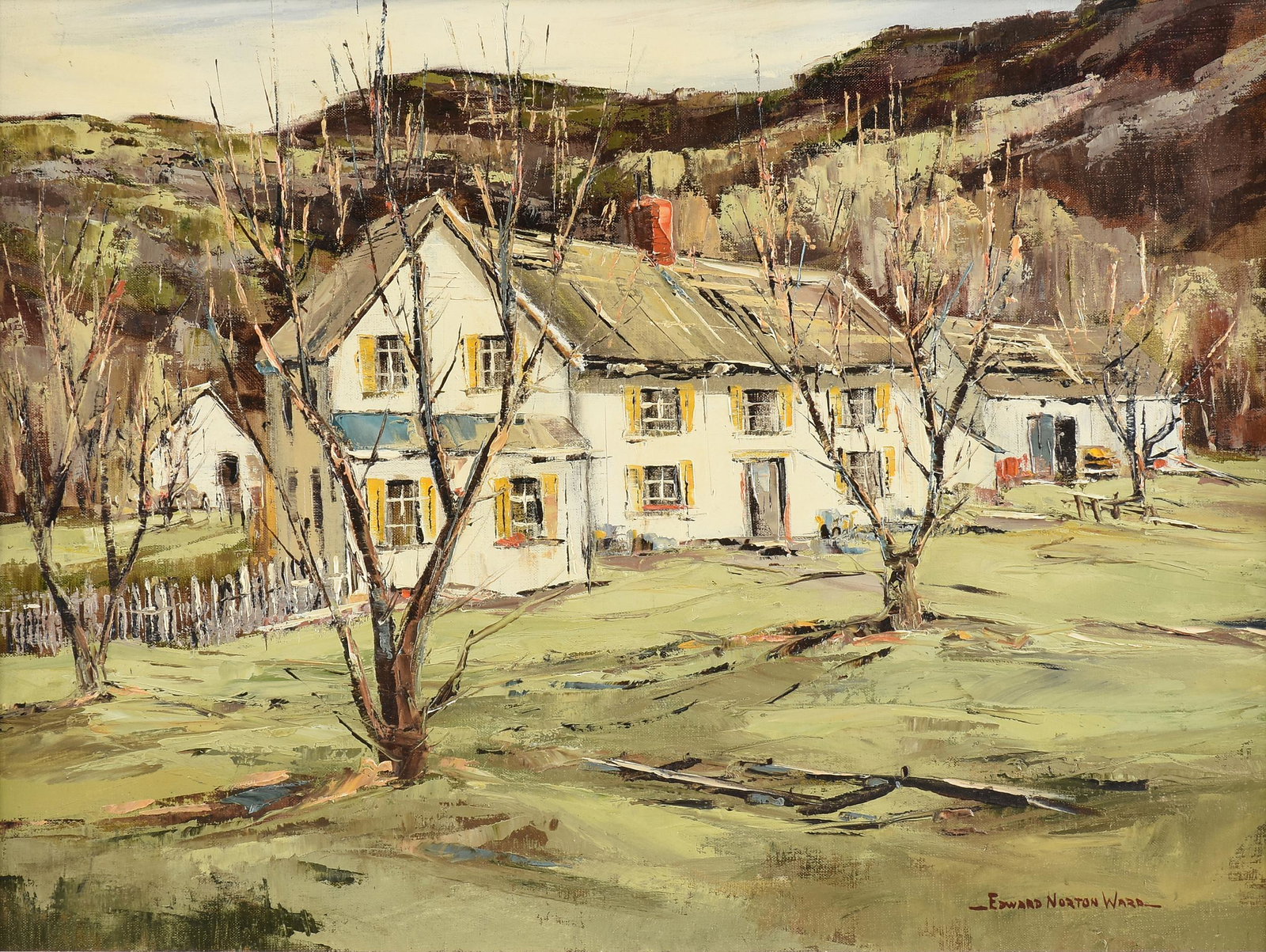EDWARD NORTON WARD (American b. 1926) A PAINTING, (1 of 15)