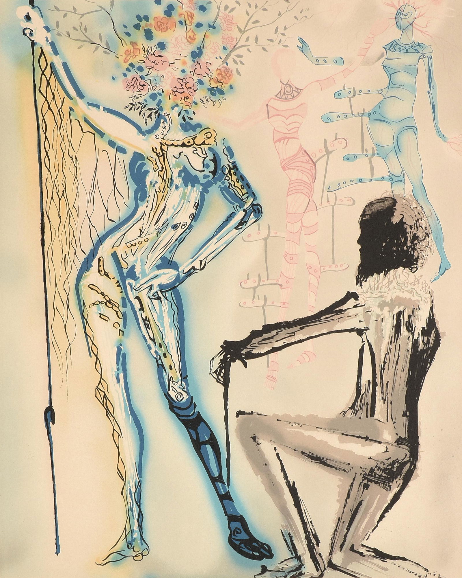 after SALVADOR DALI (Spanish 1904-1989) A PRINT, (1 of 14)