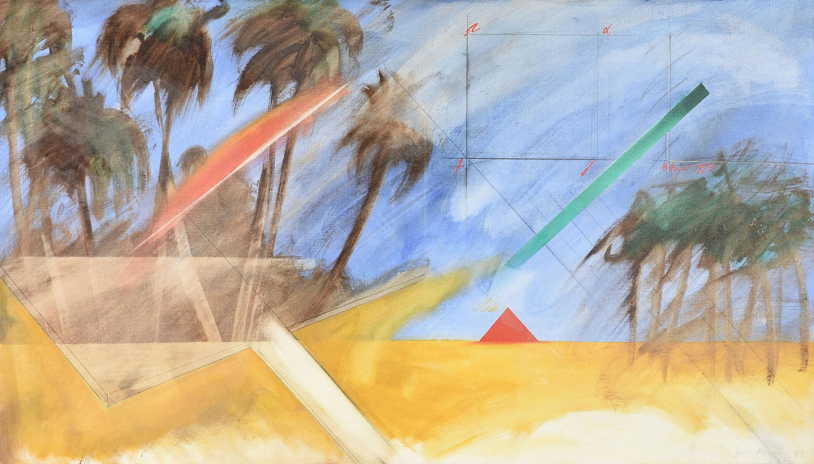 WULF BARSCH (German/American b. 1943) A PAINTING, (1 of 17)