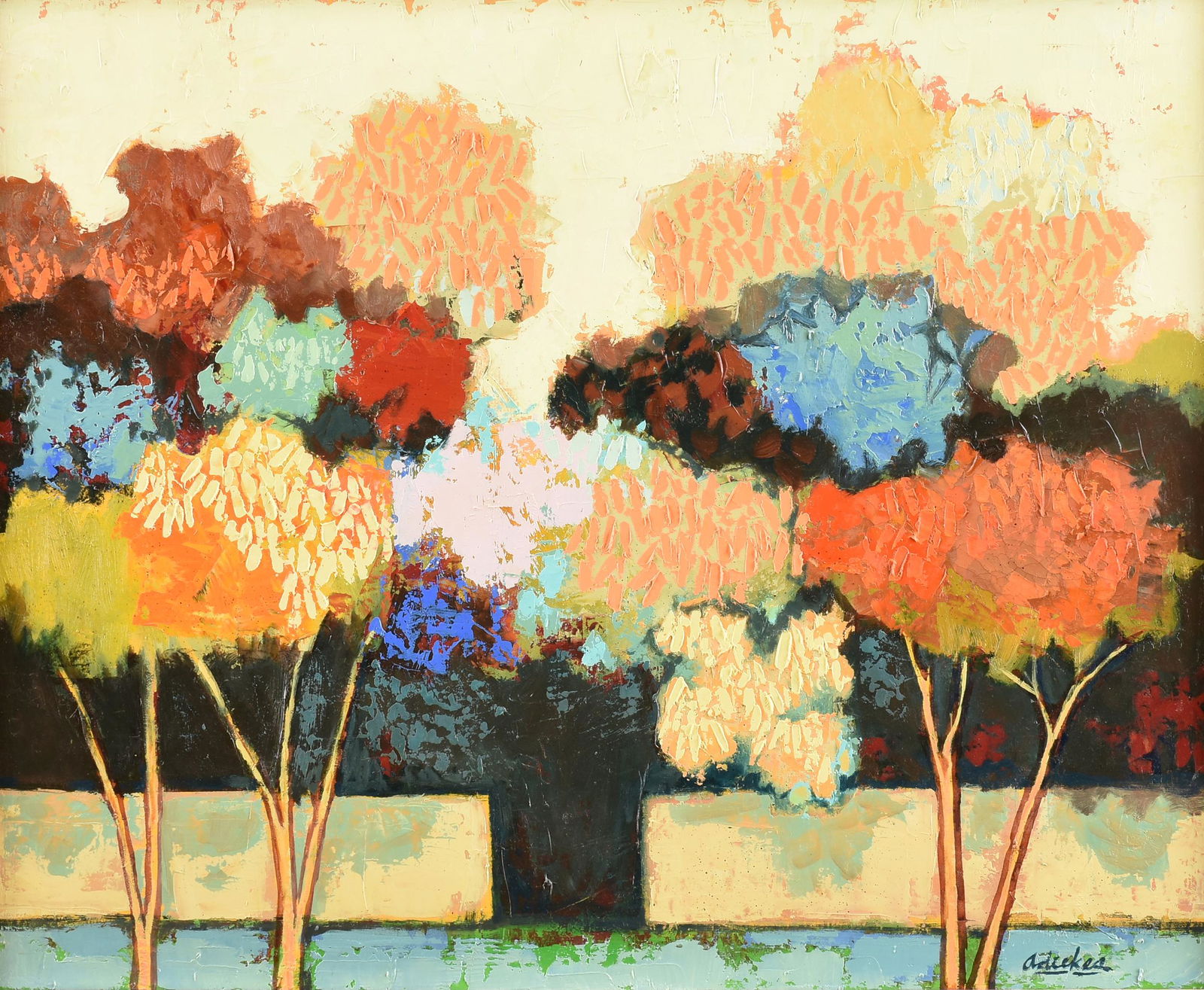 DAVID ADICKES (American/Texas b. 1927) A PAINTING, (1 of 11)