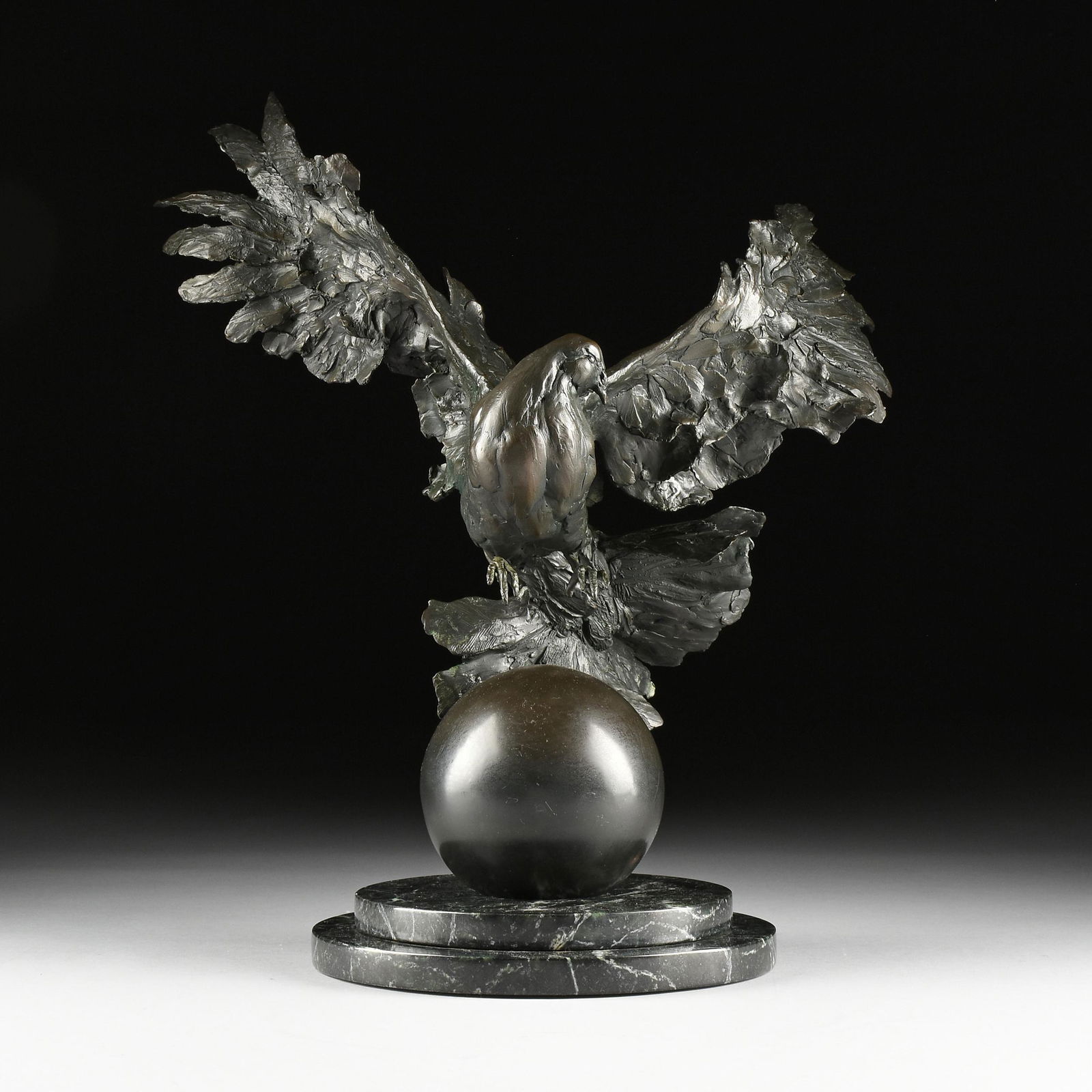 SANDY SCOTT (American b. 1943) A BRONZE SCULPTURE, (1 of 12)