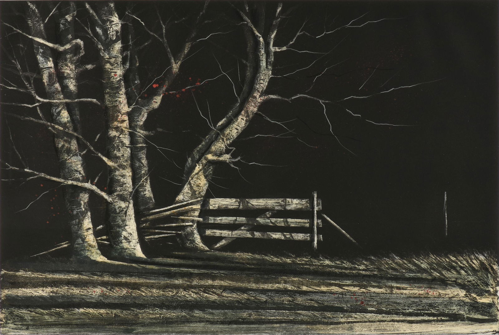 WILLIAM DUNLAP (American b. 1944) A PRINT, "Trunk (1 of 15)