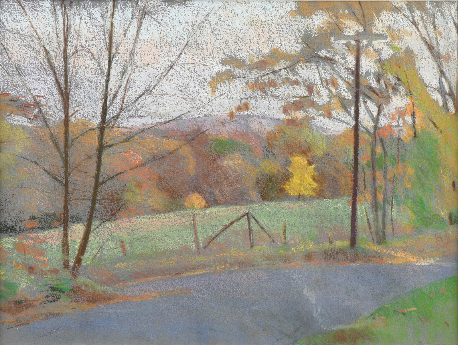 LARRY HOROWITZ (American b. 1956) A DRAWING, "Yellow (1 of 16)