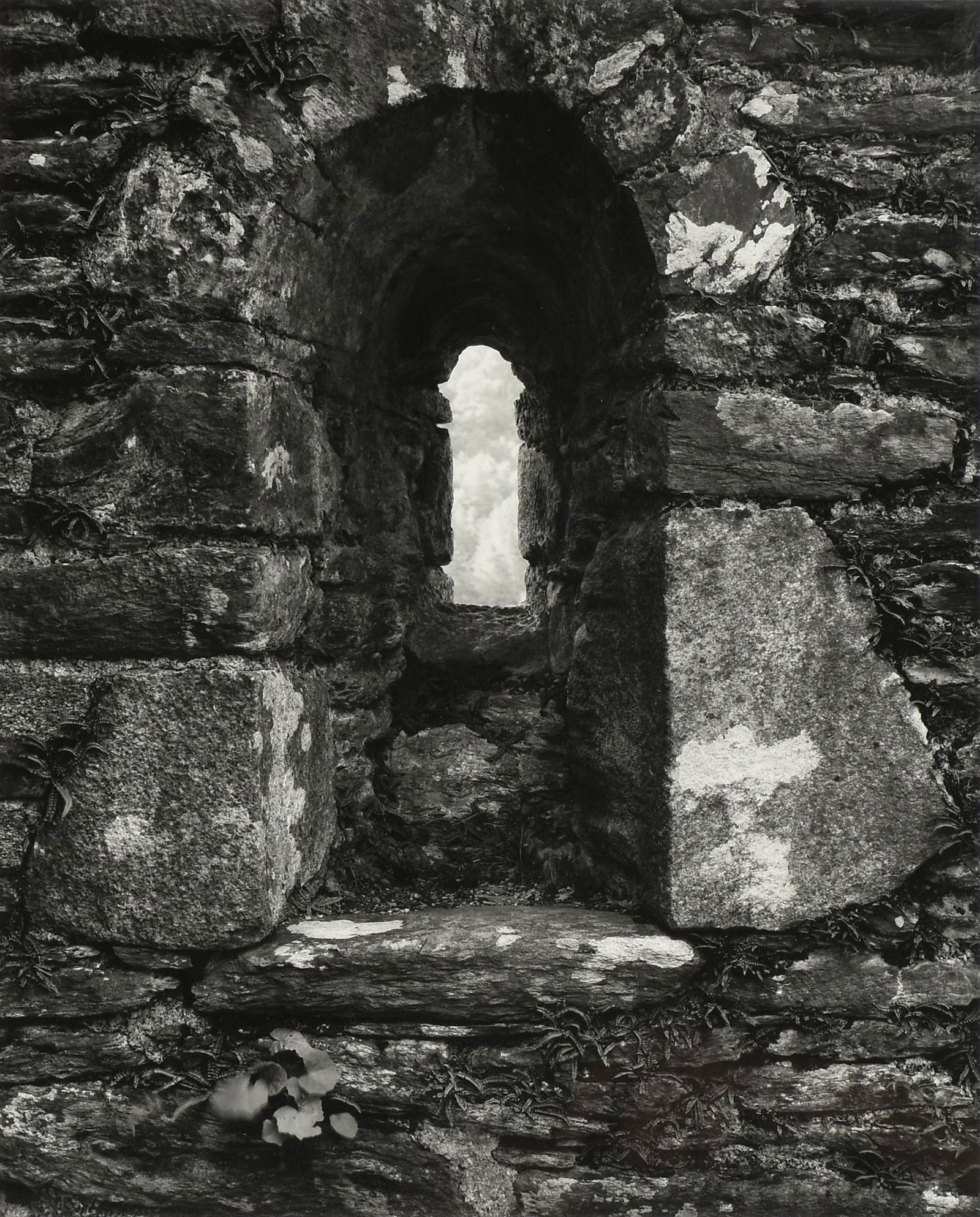 PAUL CAPONIGRO (American b. 1932) A PHOTOGRAPH, "Stone (1 of 9)