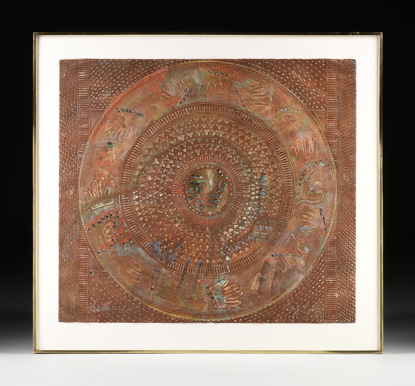 FRANK FAULKNER (American/New York 1946-2018) A COLLAGE, (1 of 16)