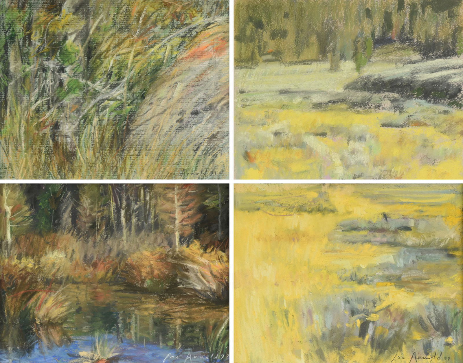 JOE ARNOLD (American b. 1954) FOUR DRAWINGS, 1990s, (1 of 20)