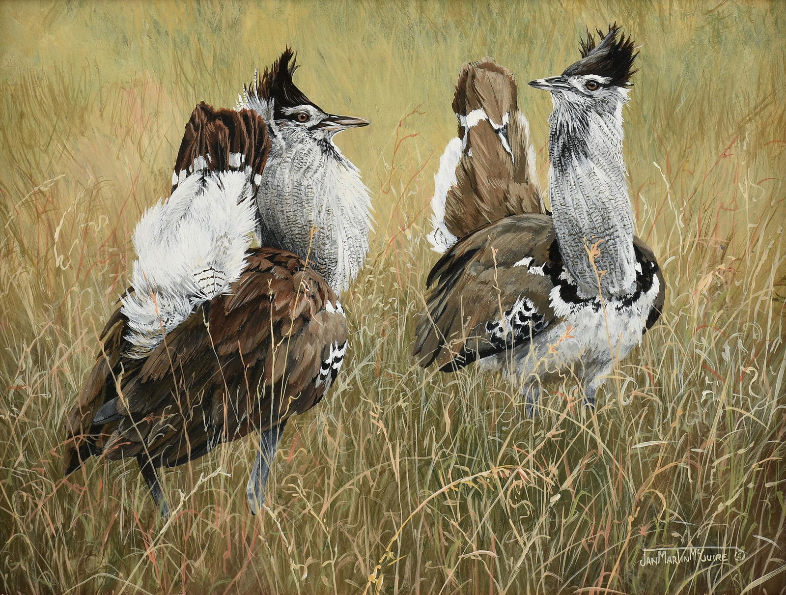 JAN MARTIN MCGUIRE (American b. 1955) A PAINTING, "Face (1 of 11)