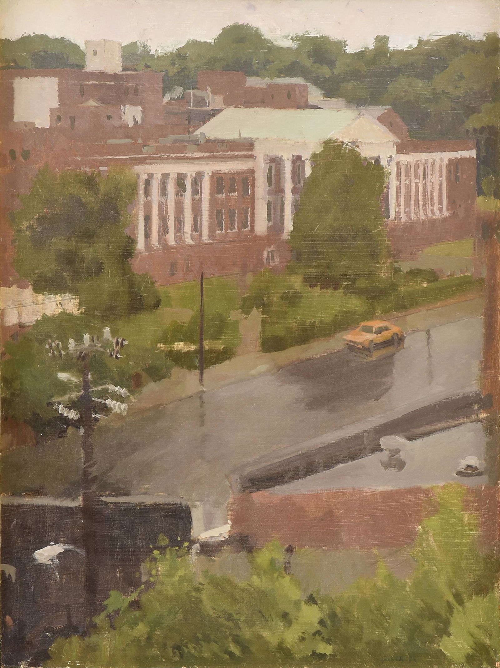 PHILIP GEIGER (American b. 1956) A PAINTING, "Rain," (1 of 15)