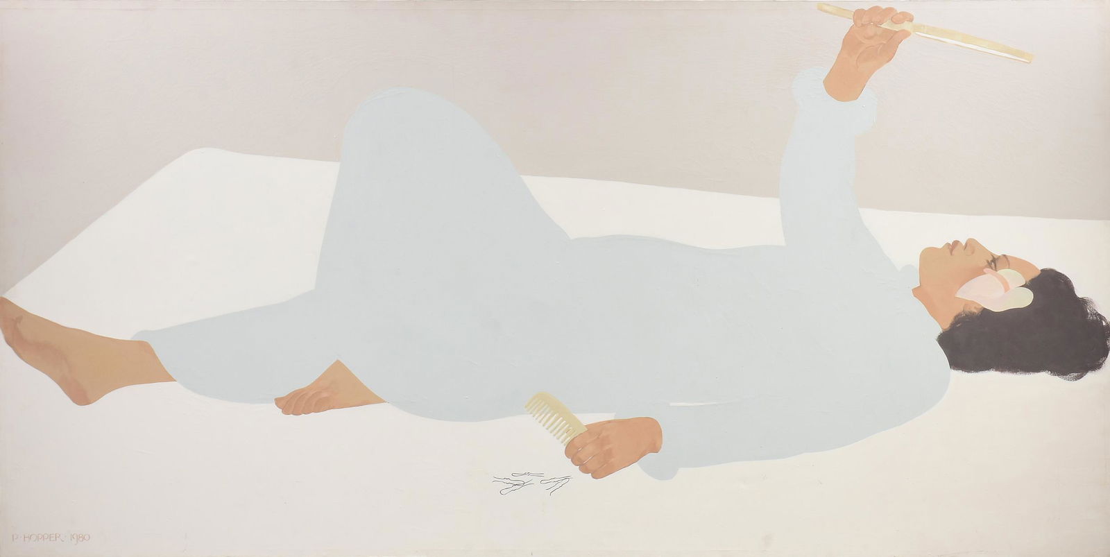 PEGGE HOPPER (American b. 1936) A PAINTING, "Ani Ani," (1 of 12)