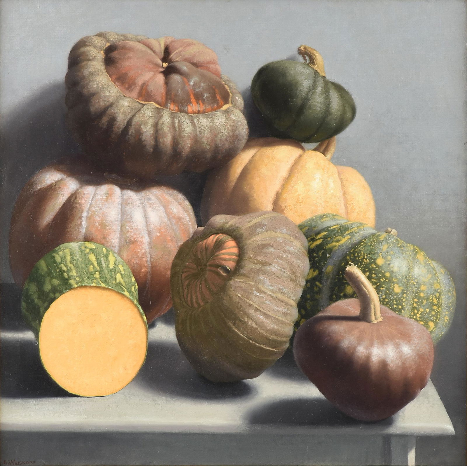 AMY WEISKOPF (American b. 1957) A PAINTING, "Still Life (1 of 12)