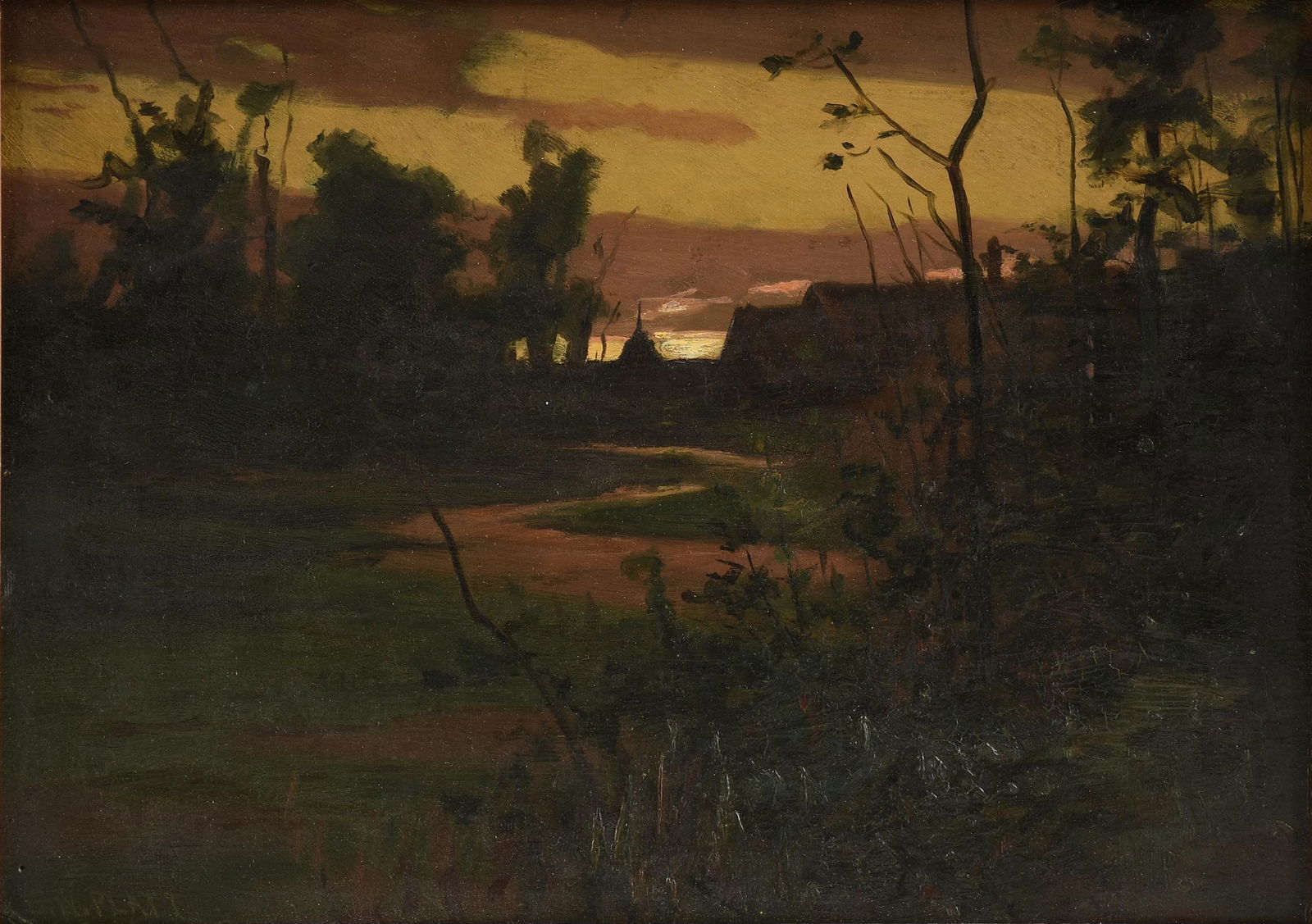 GEORGE W. PLATT (American 1839-1899) A TONALIST (1 of 15)