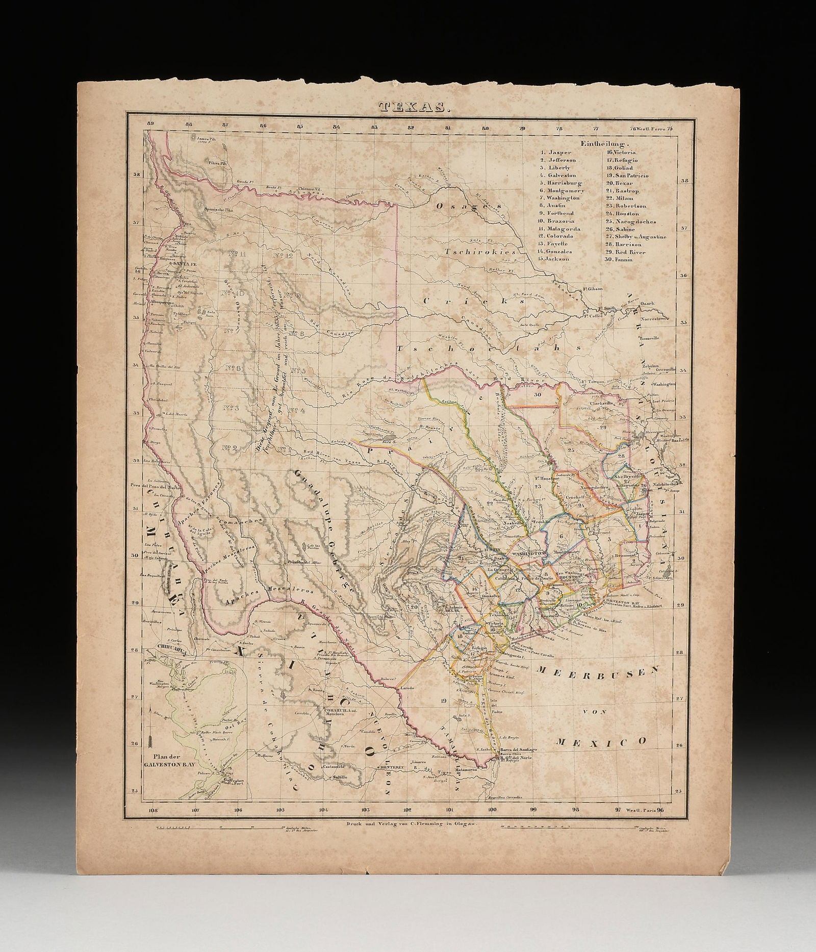 after JOHN ARROWSMITH (1790-1873) A REPUBLIC OF TEXAS (1 of 9)