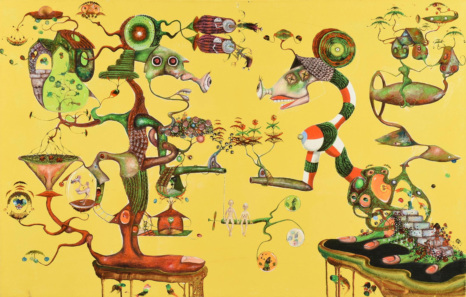 LEANDRA DI BUELNA (American/Texas b. 1935) A SURREALIST (1 of 14)