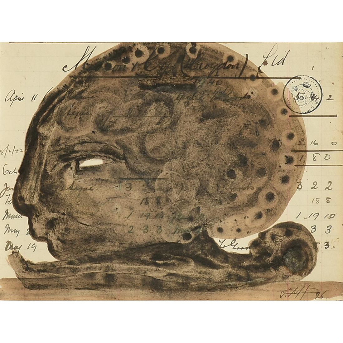 VIRGIL GROTFELDT (American b. 1948) A PAINTING, "Bozo's Last Stand," 1996, (1 of 9)