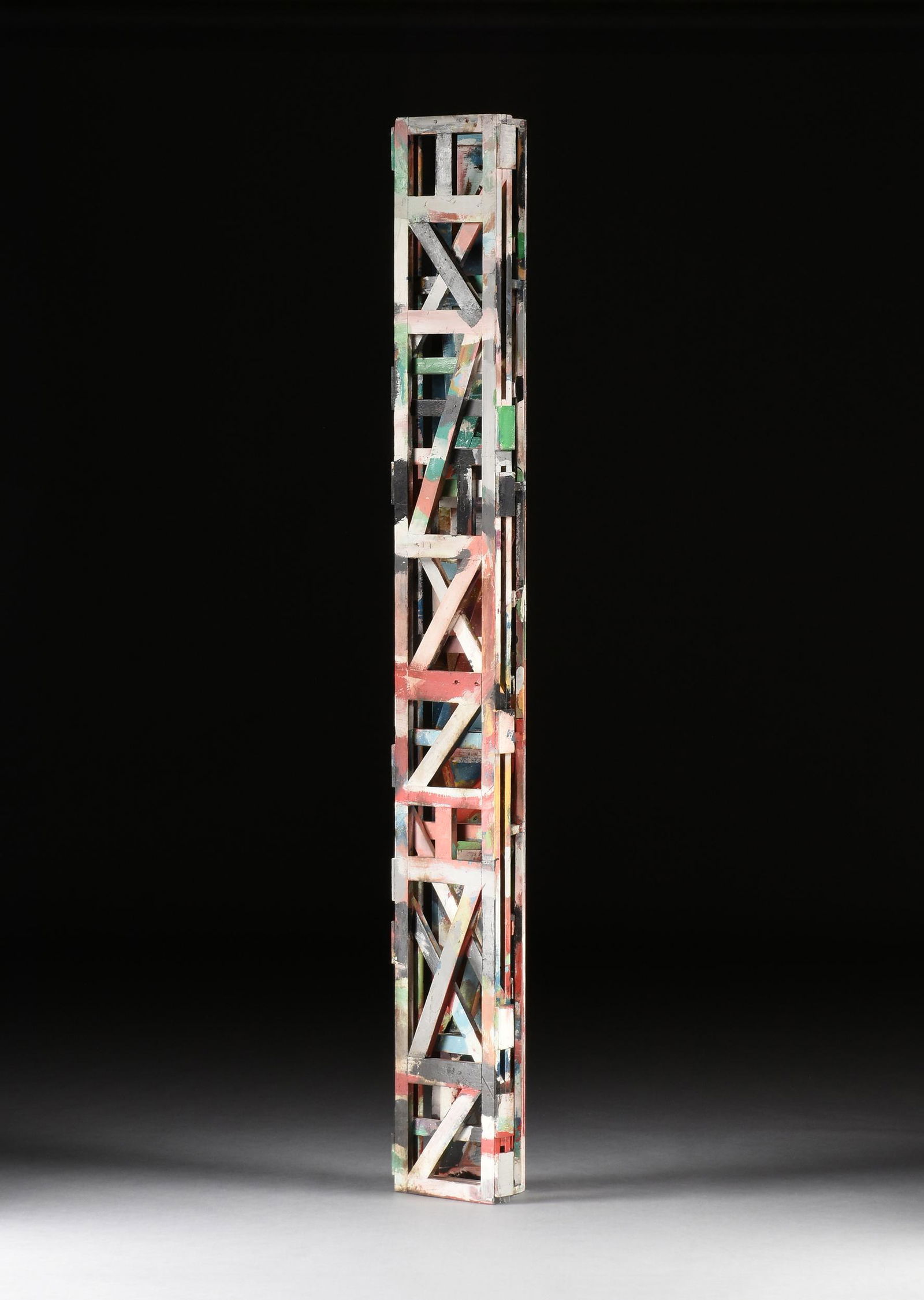 GEORGE PAGE (American/California 20th/21st Century) A SCULPTURE, "Spiral Arms," 1984, (1 of 10)