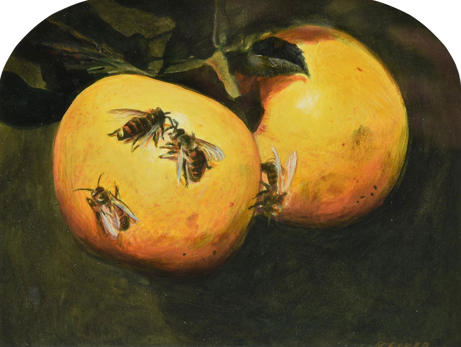 KERMIT OLIVER (American/Texas b. 1943) A PAINTING, "The Hesperides," 1993, (1 of 7)