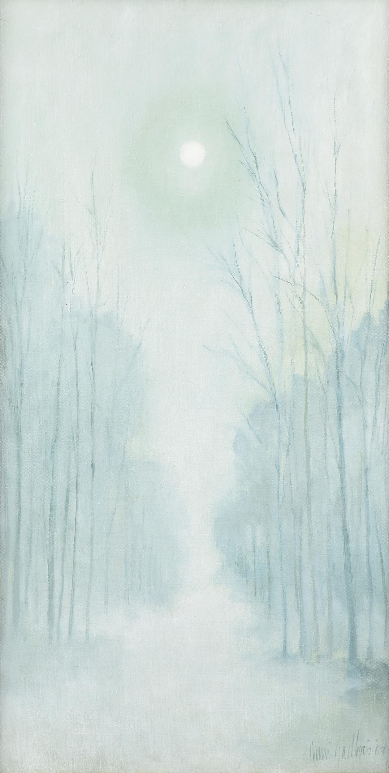 HENRI GADBOIS (American/Texas 1930-2018) A PAINTING, "Moon Path," 1967, (1 of 13)