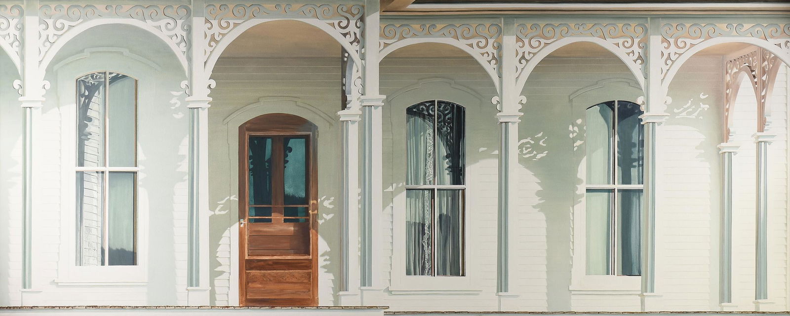 ALICE DALTON BROWN (American b. 1939) A PAINTING, "Westfield Painting," 1980, (1 of 16)