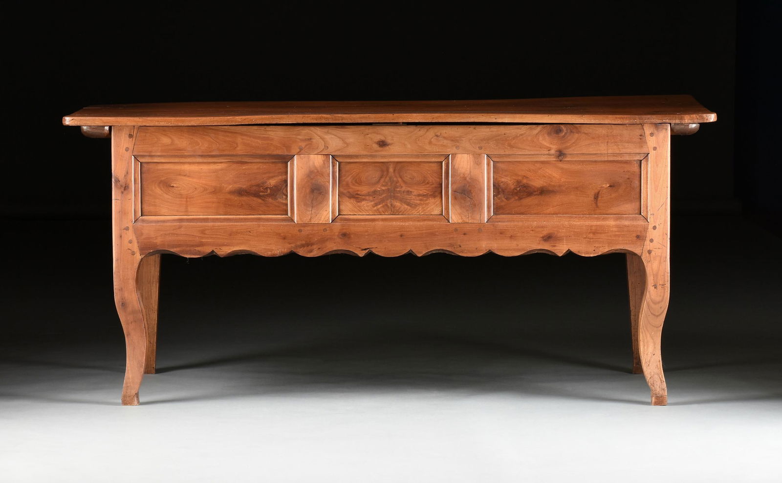 A FRENCH PROVINCIAL CARVED CHERRY STORAGE CHEST, 18TH/19TH CENTURY, (1 of 16)