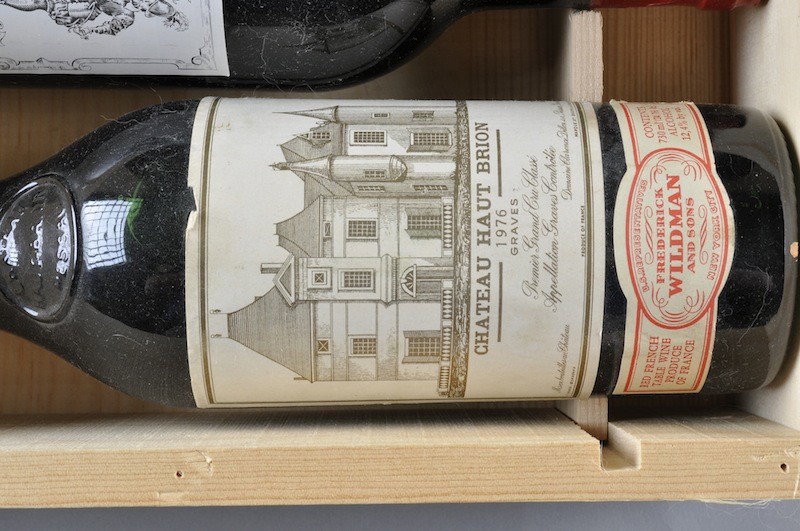 SIX BOTTLES OF VINTAGE FRENCH WINES COMPRISING: a 19 - 9