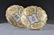 245: A PAIR OF MEISSEN PARCEL GILT AND MOLDED DISPLAY B - 5