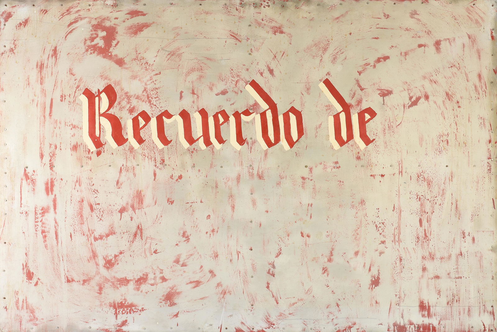 MARIO PEREZ (American/Texas 20th/21st Century) A PAINTING, "Recuerdo de," SAN ANTONIO, 1994, (1 of 14)