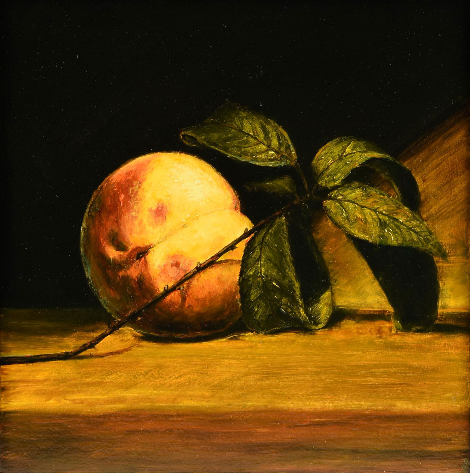 DAVID BIERK (American 1944-2002) A PAINTING, "Still-Life Fragment, A Eulogy to Life, to Peale I," (1 of 11)