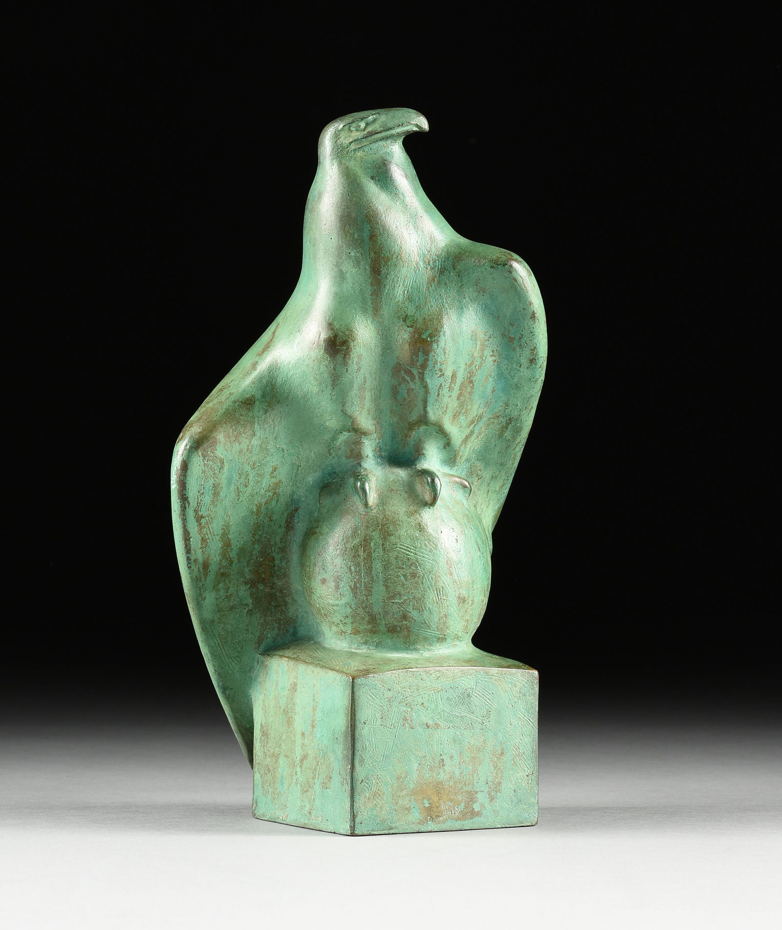 CARL MILLES (Swedish 1875-1955) A SCULPTURE, "Bird of Prey," 1947, (1 of 8)