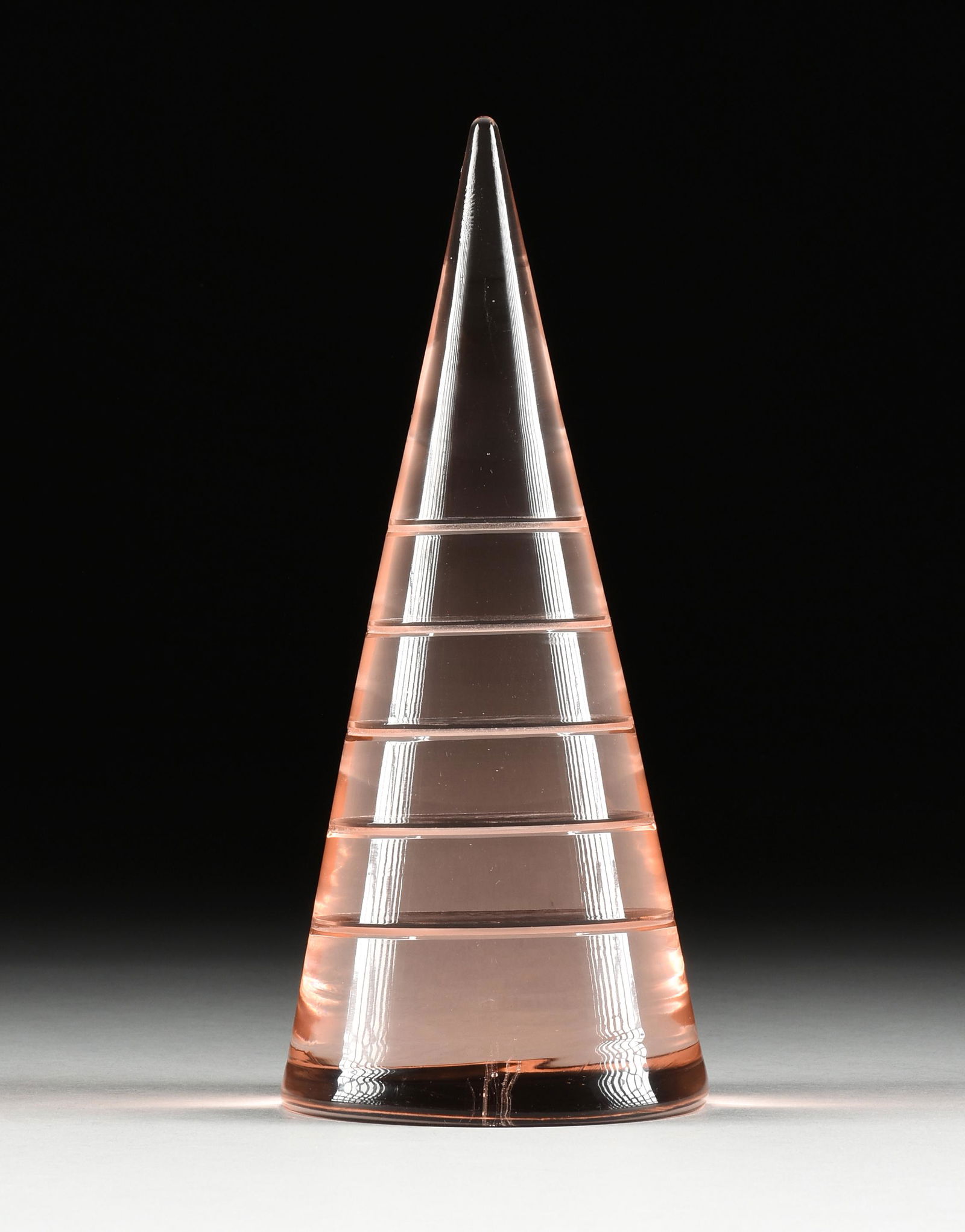 A VENETIAN MURANO ART GLASS POST MODERN SCULPTURE BY "SEGUSO VETRI D'ARTE," SIGNED, ITALIAN, MID/LAT (1 of 5)