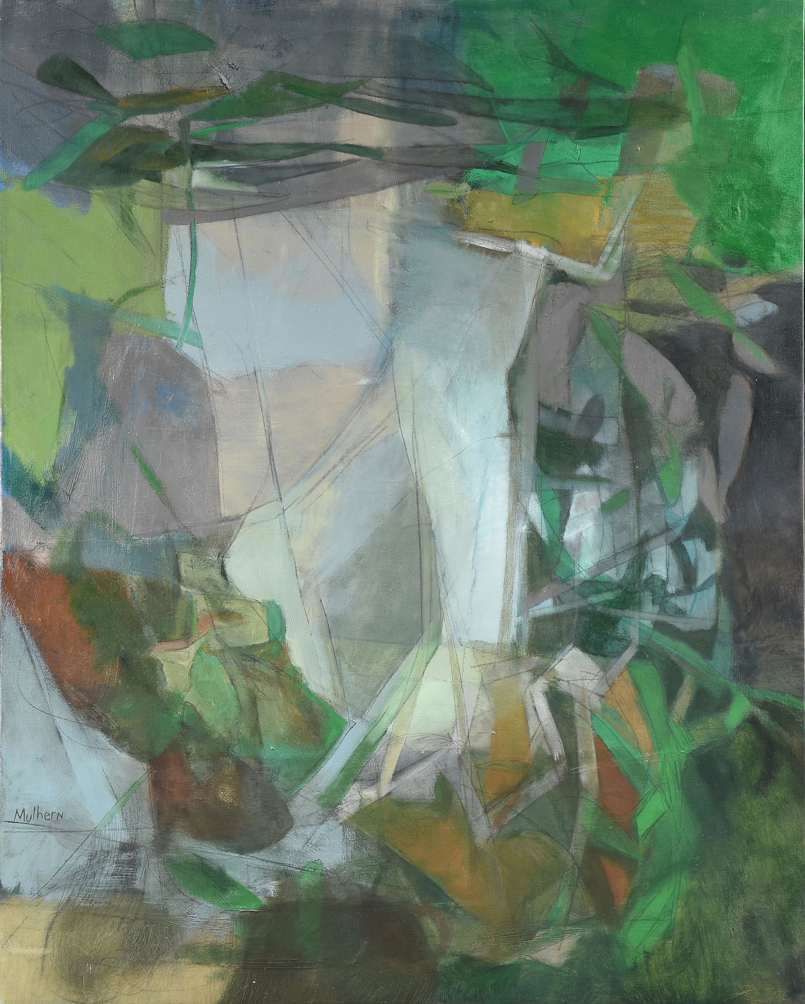 MICHAEL MULHERN (Scottish/American 1940-2012) A PAINTING, Untitled, LATE 20TH CENTURY, (1 of 15)