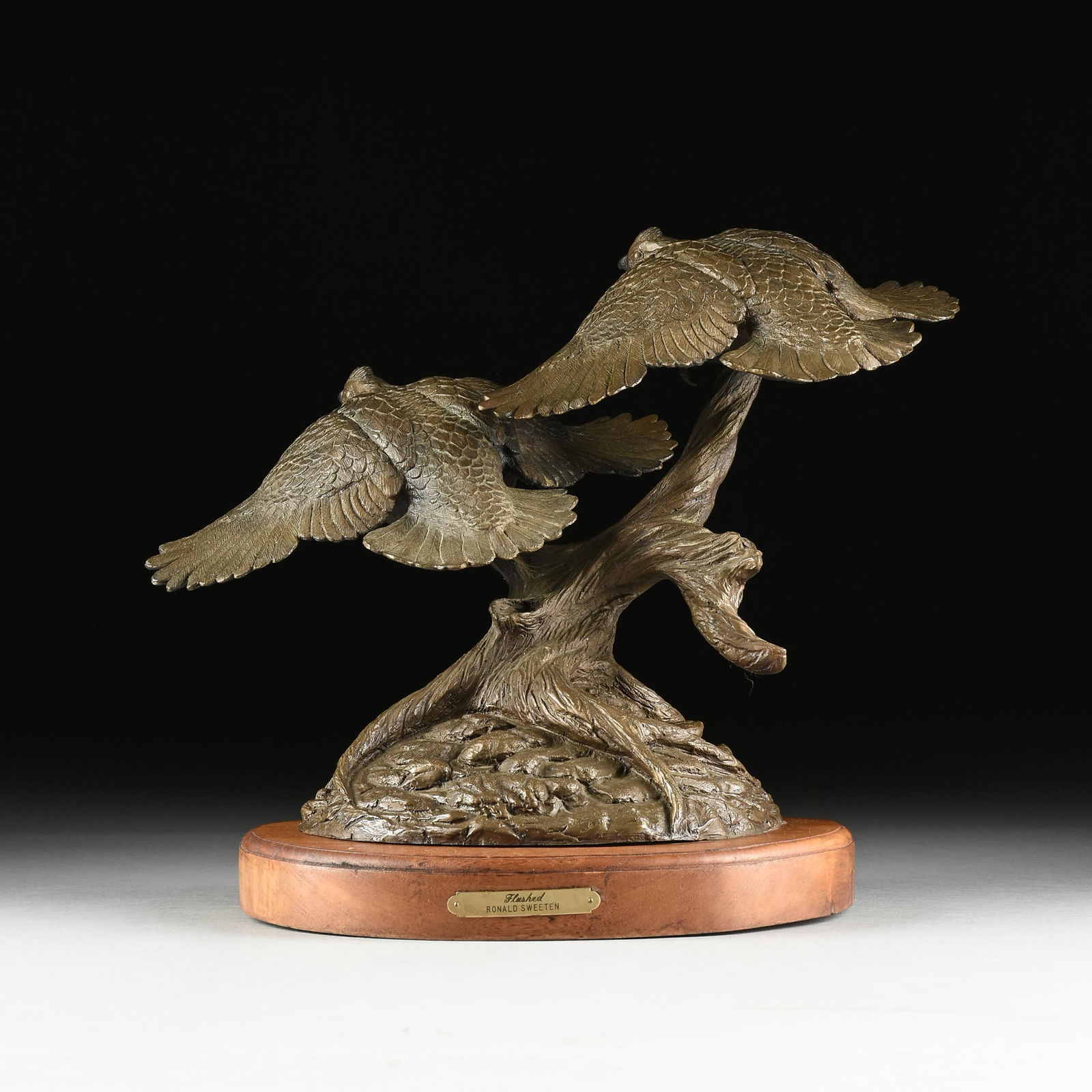 RONALD SWEETEN (American/Texas 20th Century) A SCULPTURE, "Flushed," 1981, (1 of 16)