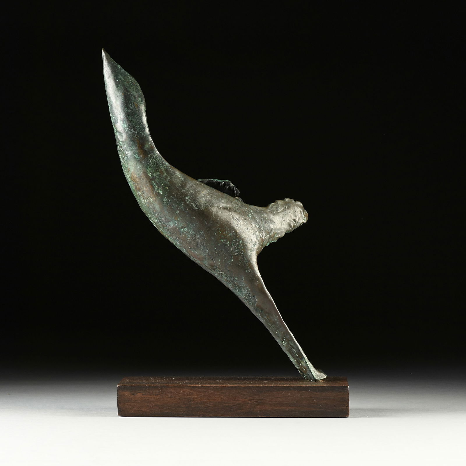 MARIE LESHER (American/Texas 1919-2005) A SCULPTURE, "Abstract Figure," 20TH CENTURY, (1 of 11)