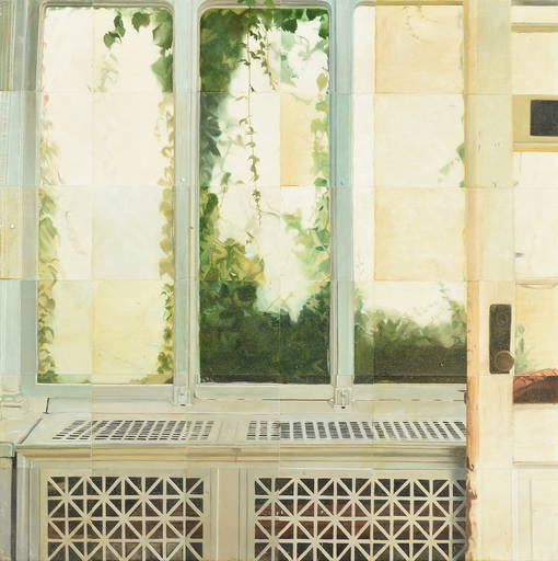 Marcella Nelson (american B. 1955) A Painting, "window Seat," 1979,