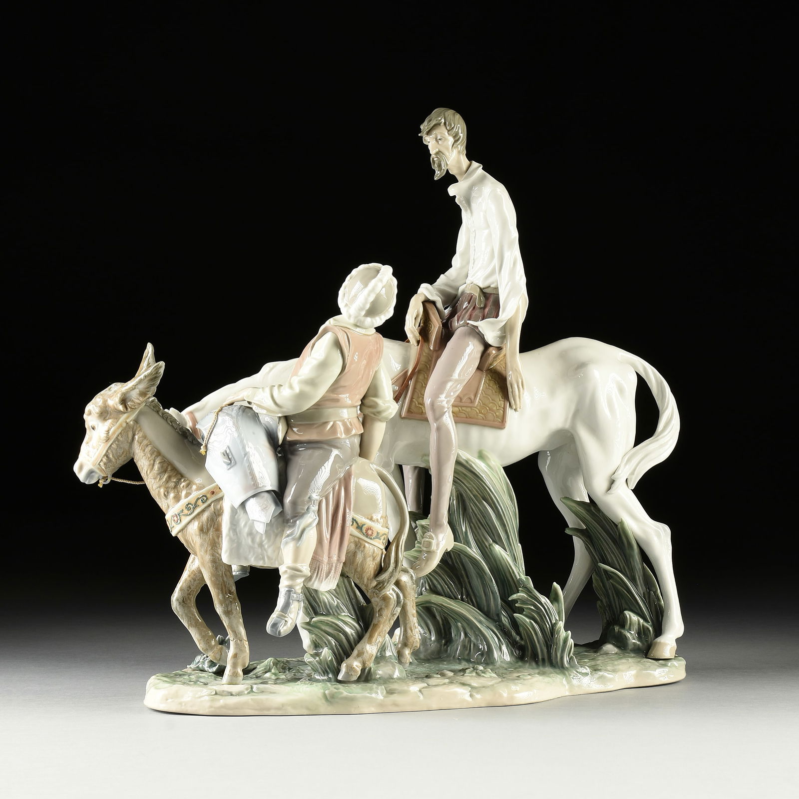 LLADRÓ PORCELAIN FIGURAL GROUP, "Impossible Dream," 1976-1986, (1 of 19)