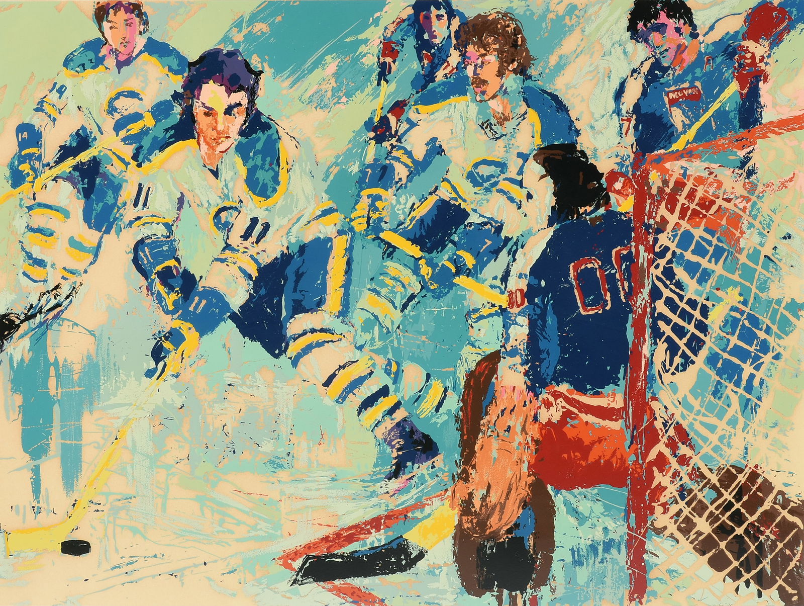 LEROY NEIMAN (American 1921-2012) A PRINT, "French Connection," 1976, (1 of 15)