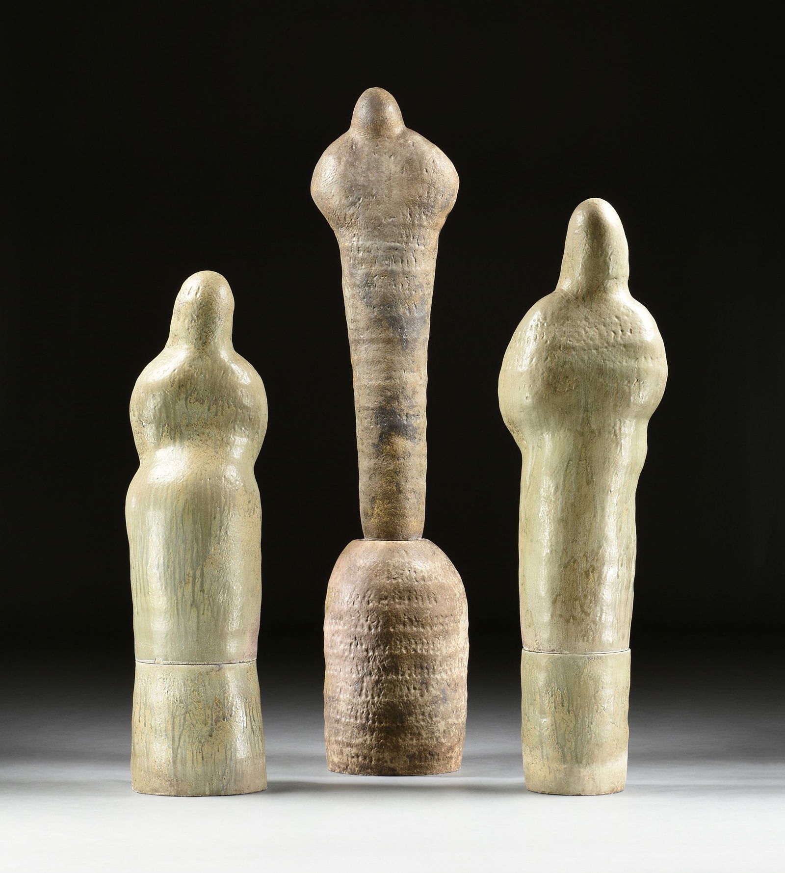 CHRIS POWELL (American/Texas b. 1957) A SCULPTURE, "Annunciation," CIRCA 2000, (1 of 13)