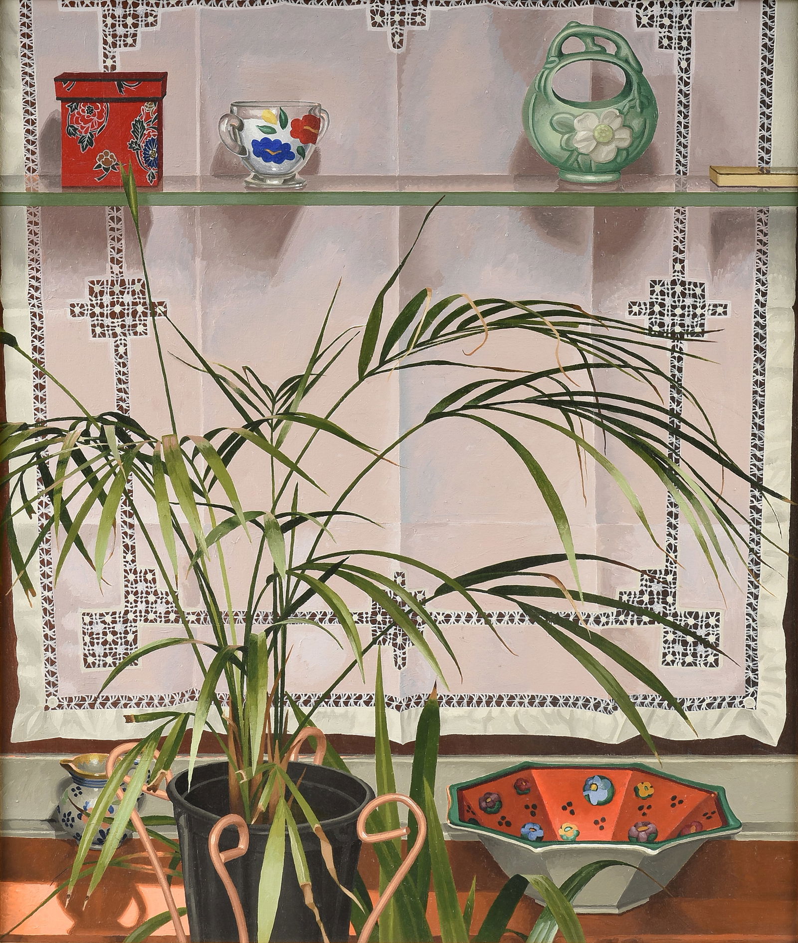 NANCY HAGIN (American b. 1940) A PAINTING, "Pink Light," 1981, (1 of 14)