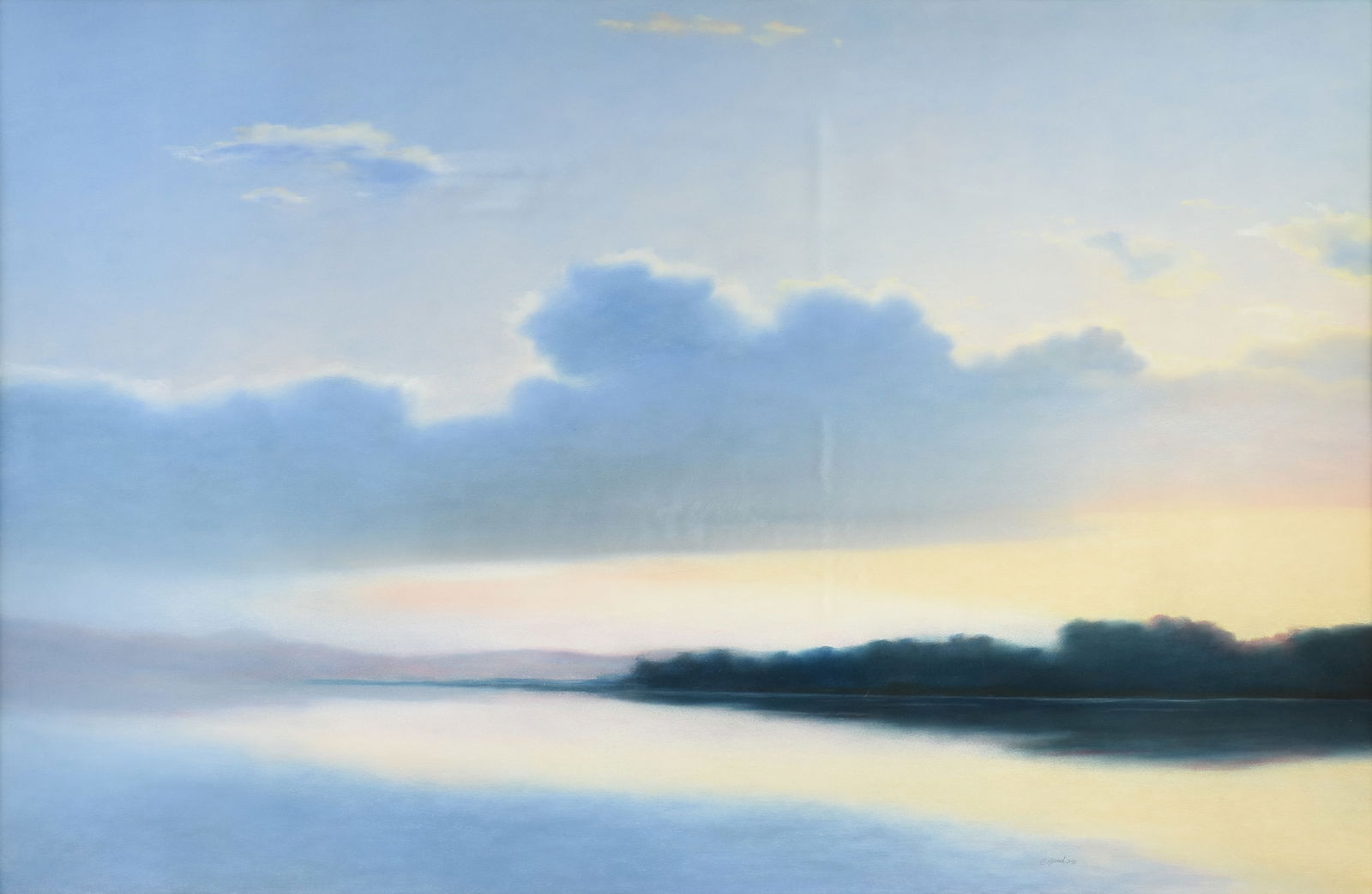 BRUCE PARK (American b. 1955) A DRAWING, "Sea, Sun, and Clouds," 2011, (1 of 12)