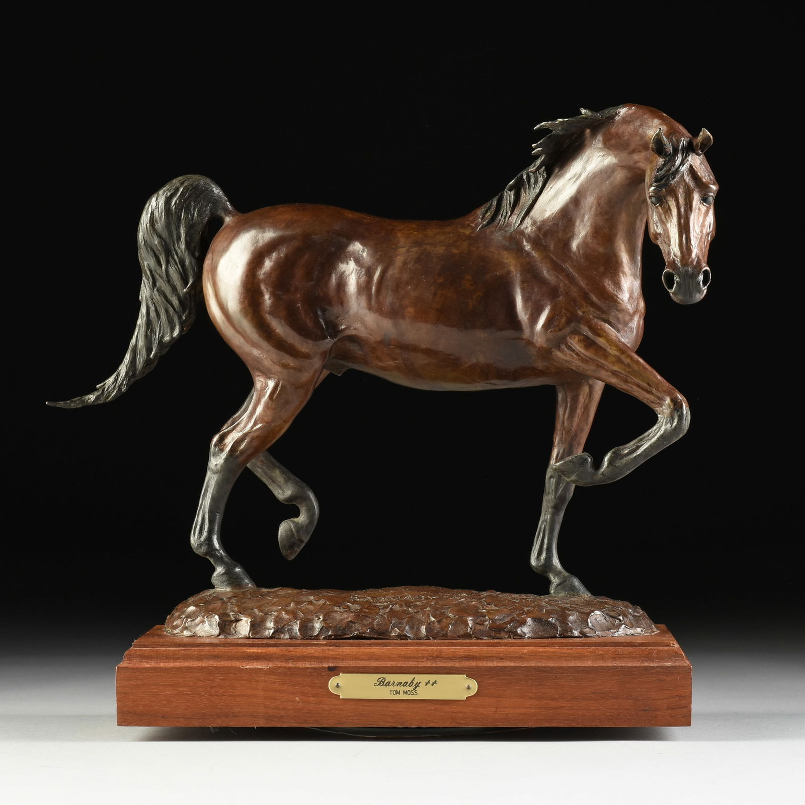 TOM MOSS (American/Texas b. 1936) A SCULPTURE, "Barnaby," 1984, (1 of 9)